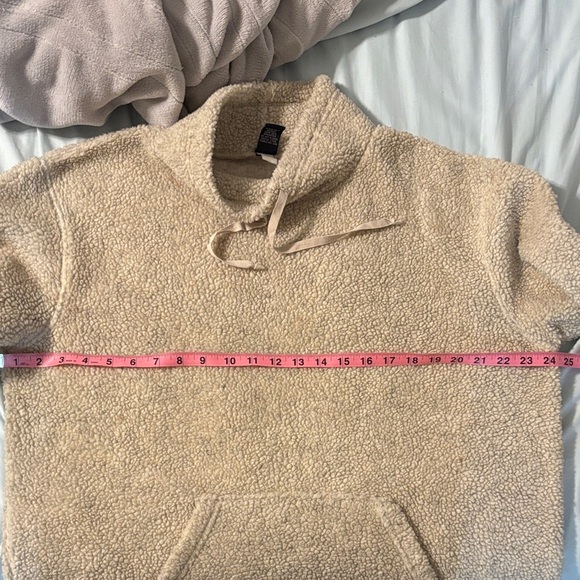 Vintage GAP Teddy Sherpa Pullover Size Large Oatmeal Color Cozy Cabincore - Picture 6 of 6